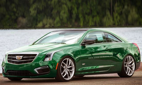 Визуализация Cadillac ATS-V от X-Tomi Design